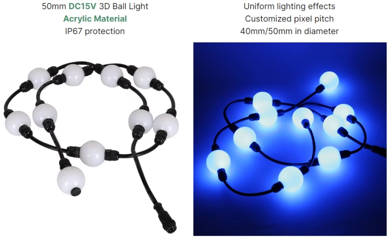 50mm 3D RGB Ball 50mm 3D RGB Ball