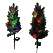 2024 Solar Christmas Tree Lights - 14 LED 2 Pack Solar Flower Lights for Outdoor Artificial Trees
