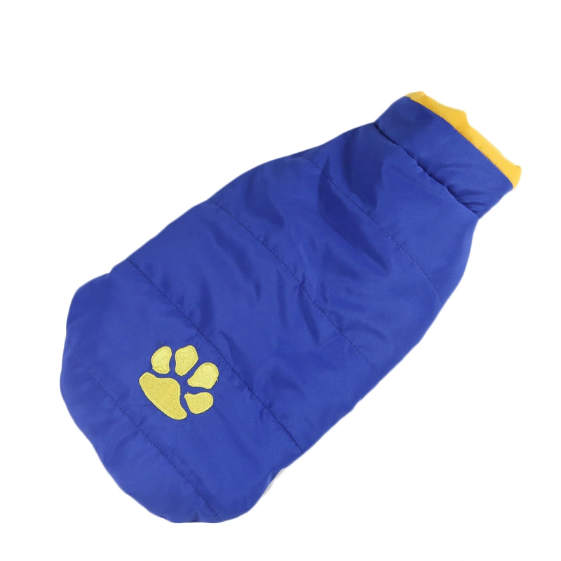 New Autumn and Winter Pet Clothes Dog Sports Cotton Vest Warm and Thick Pet Clothes