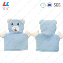 Blue bear lovely animal bath gloves