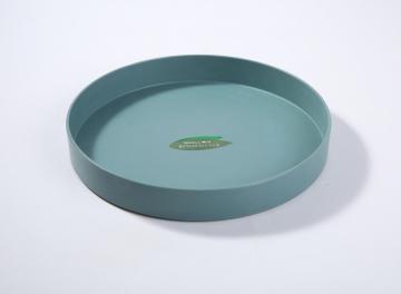 unbreakable round deep serving tray