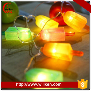 Summer outdoor party wedding colorful popsicle decoration led lights