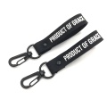 Rubber Keychain Brand Name Soft Silicone Wristband Keychain