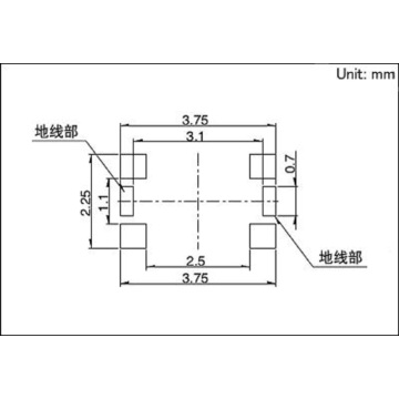 3.9×2.7mmタイプタクトスイッチ