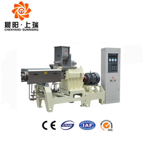 Twin screw extruder puffed snacks food machine