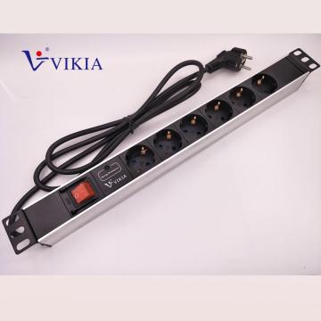 1U German-style Power Distribution Unit (PDU) for Ukrainian Market