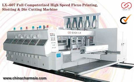 GIGA LX flexo die cutting and printing machine