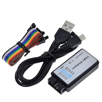 TZT USB Logic Analyzer 24MHz 8 Channel 24M/s Debugger