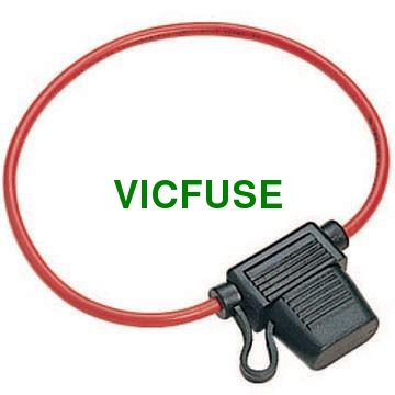 Automotive in-line fuse holder