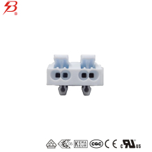 2 Poles Minitype Wire Connector with Fixed Foot