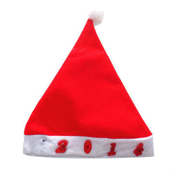 Happy Christmas - Welcome 2014 Light Up Christmas Hat with Figure Shape Light Decoration