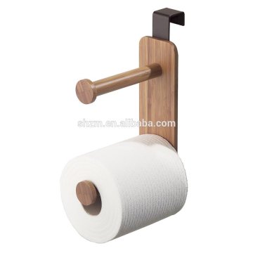 Wall-Mounted Bamboo toilet Roll Paper Holder