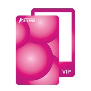 PET/PVC black rewritable card