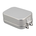 Aluminum lunch box with heat proof handle set