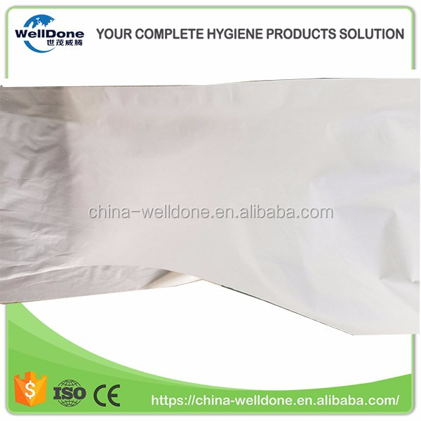 High quality sanitary napkin printed pe film for wrapping