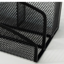 metal mesh pen holder stationery storage