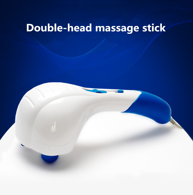 Manufacturer direct-selling multi-purpose two-head massage hammer intelligent hot compress massager electric massage stick