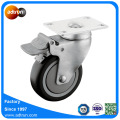 100 ملم PU Wheels Braked Dolly Casters