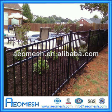 Ornemental Steel Fence Black Aluminium Fence Black