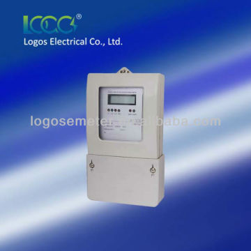 LOGOS Front Panel Mounted Three Phase Electronic Active & Reactive Integration Energy Meter watthour power meter