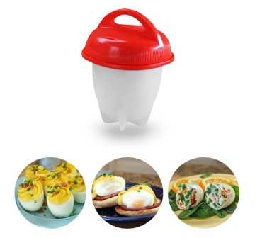 New Egglettes Set Egg Cooker Egg Timer Inside