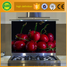 The most eco-friendly digitally kitchen printed glass hob splashbacks for cooker with design customized