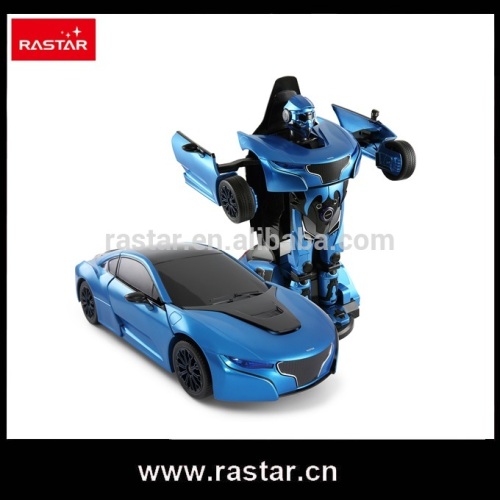 2017 Hot seller RASTAR 2.4G radio control robot toy transformable car