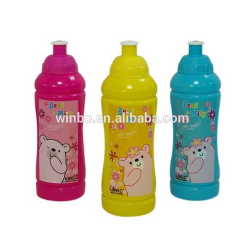 PE BPA free kids cheap reusable water bottles