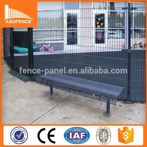 good quality 2.5m length 50*200mm mesh galvanized double wire fence and twin wire panel