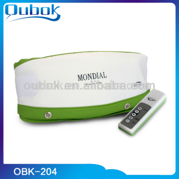 Green color body vibra massage belt OBK-204