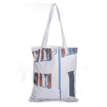 reusable custom canvas bag with logo printing