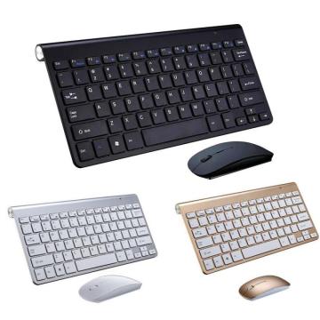 2020 Hot Selling 2.4G Slim Keyboard Mouse Combo Set Multimedia Wireless For Notebook Laptop Desktop PC TV Office Supplies