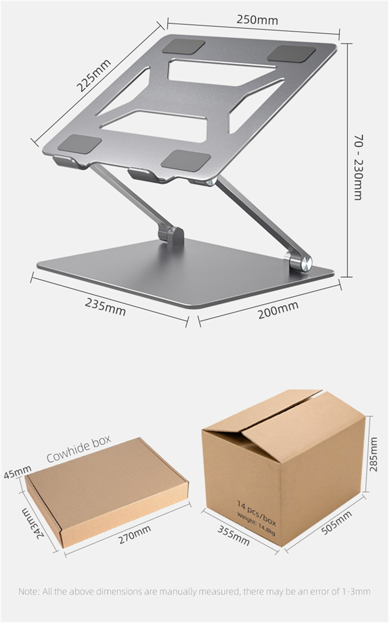 Adjustable Laptop Stand Ergonomic Laptop Riser