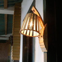 Eco-friendly Indoor Wall Lamp LED Bamboo Wall Lights