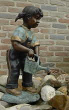 Folk Art Outdoor Matel Fountain Craft with Children