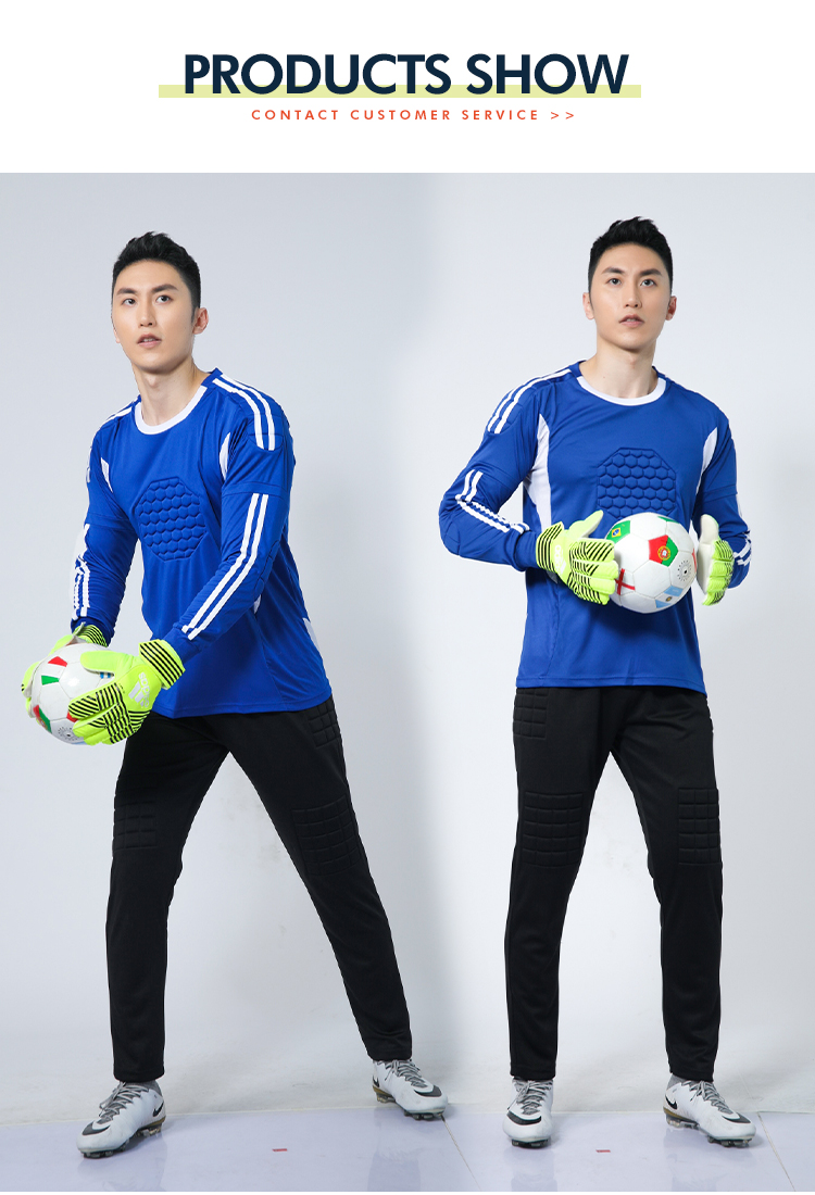 High Quality Soccer Goalkeeper Jersey Uniform