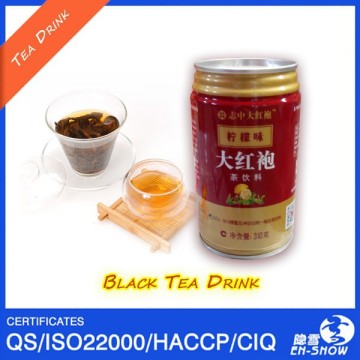 Black Tea Lemon Flavor Drink in Can(Tinned)