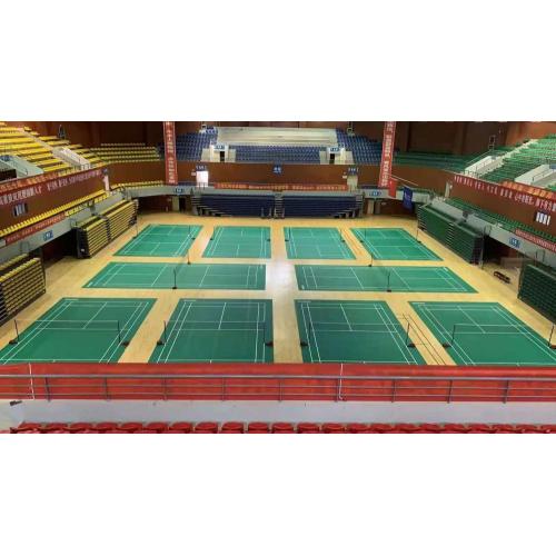 Suelo de vinilo deportivo de bádminton profesional certificado por BWF