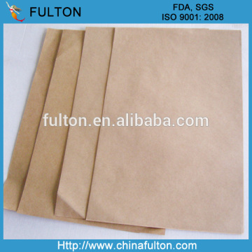 FDA kraft paper specification/high quality Pe coated kraft paper/80gsm kraft paper