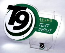 Acrylic Mobile Display Stands With Brochure Holder At Back?