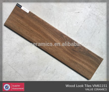 Dark color ceramic wood tile ,wood grain tile