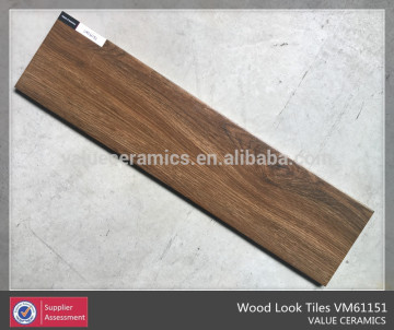 Dark color ceramic wood tile ,wood grain tile