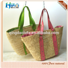 HIFA Cornhusk Straw Women Beach Bag