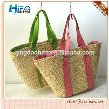 HIFA Cornhusk Straw Women Beach Bag