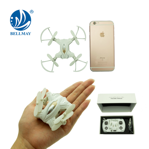 Terbaru 2.4GHz 6 Axis Mini Dilipat RC Drone dengan Kamera Wifi 0.3MP