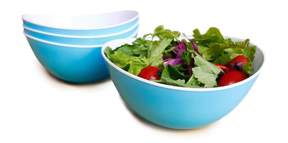 Ensemble de bol de mélange de salade en plastique 3PCS