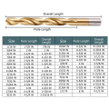 Верхние продукты буровые биты набор 29шт 1/16 &quot;-1/2&quot; Титановые буровые биты для металла и дерева