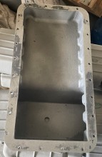 Cast aluminum motor housing