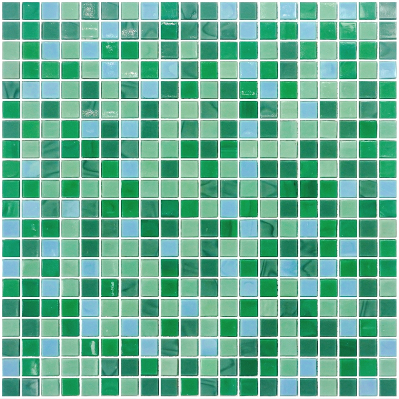 Classic glass mosaic tiles for outdoor use