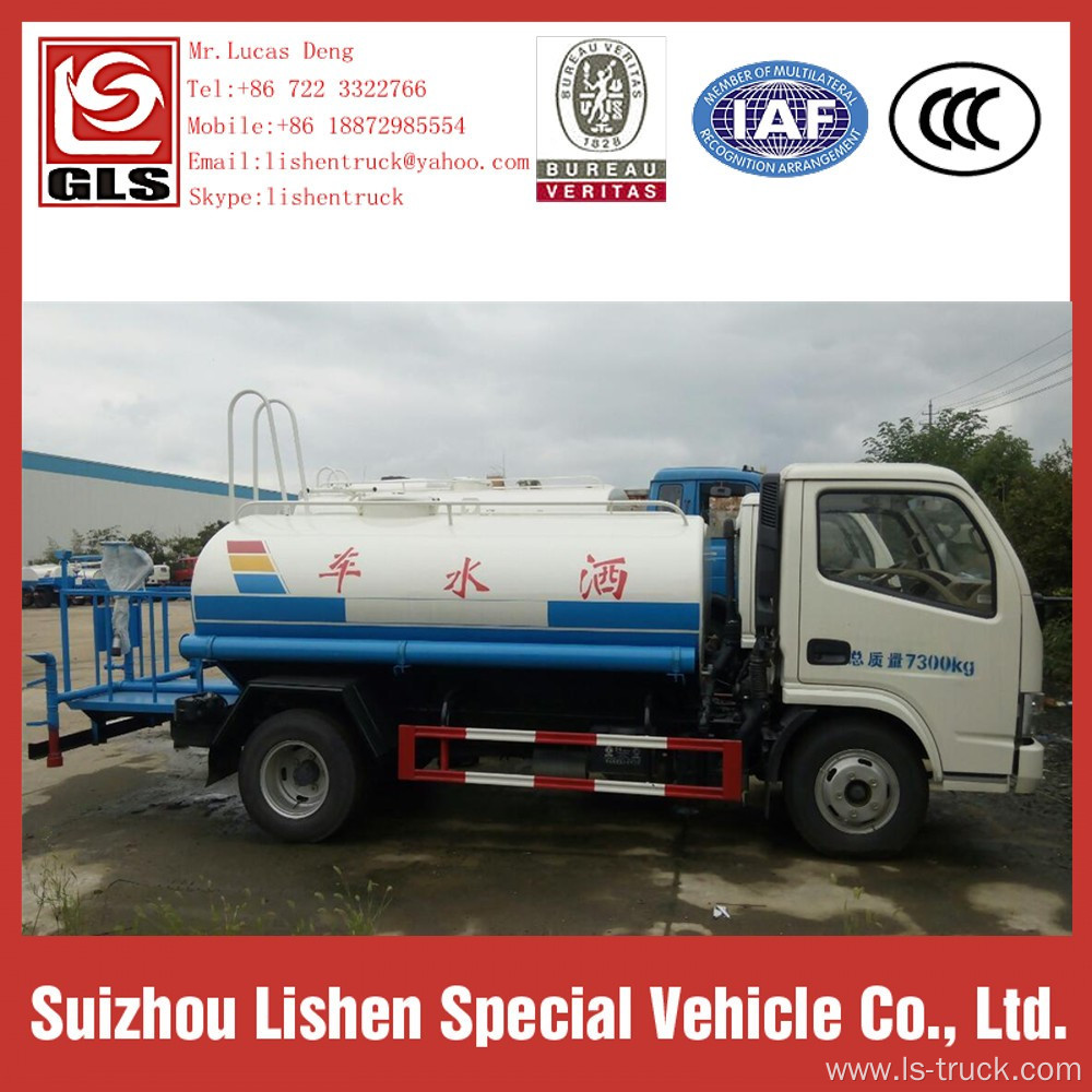 Water Sprinkler Trucks For Sale 5T Water Tank